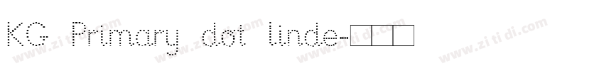 KG Primary dot linde字体转换